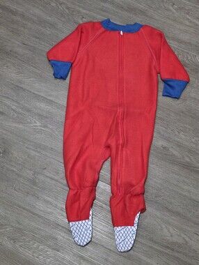 New Vintage Gerber Fleece Sleeper Size 2T Footed Blanket PJ's